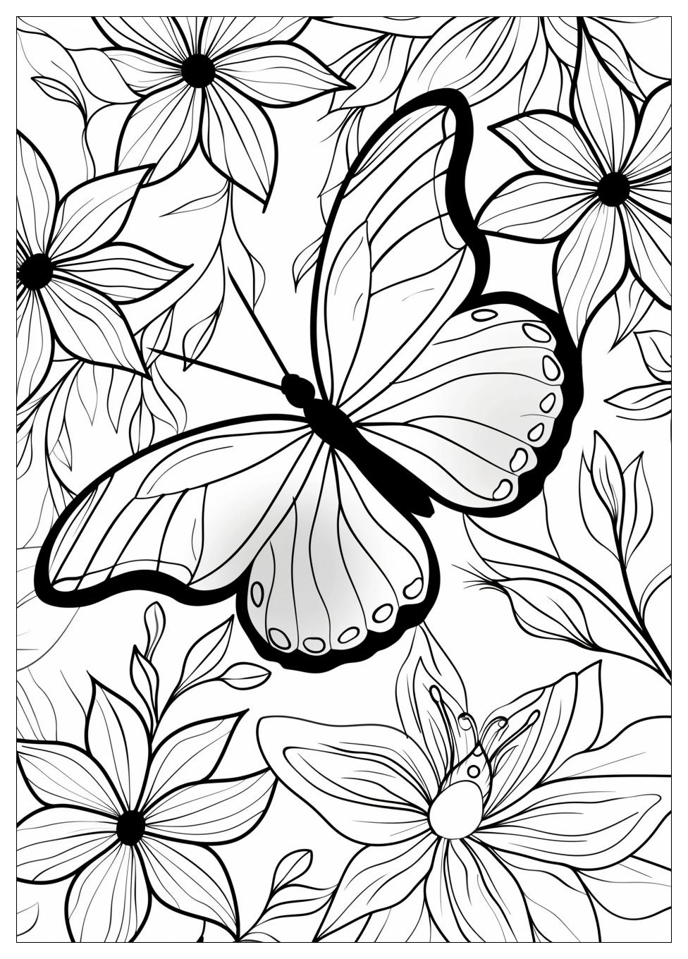 Butterfly Coloring Pages-10