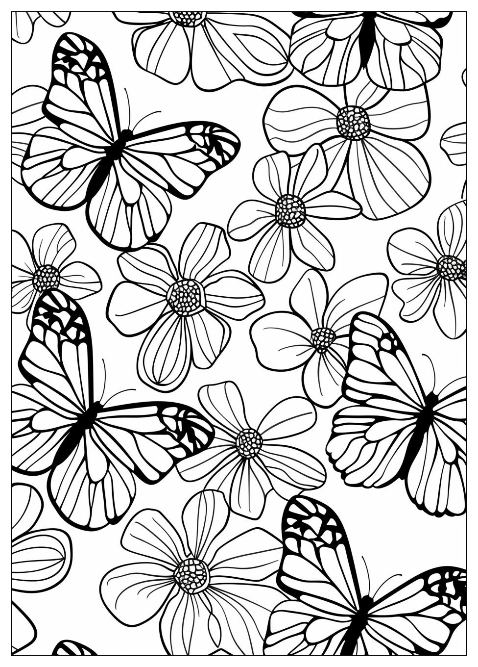 Butterfly Coloring Pages-12