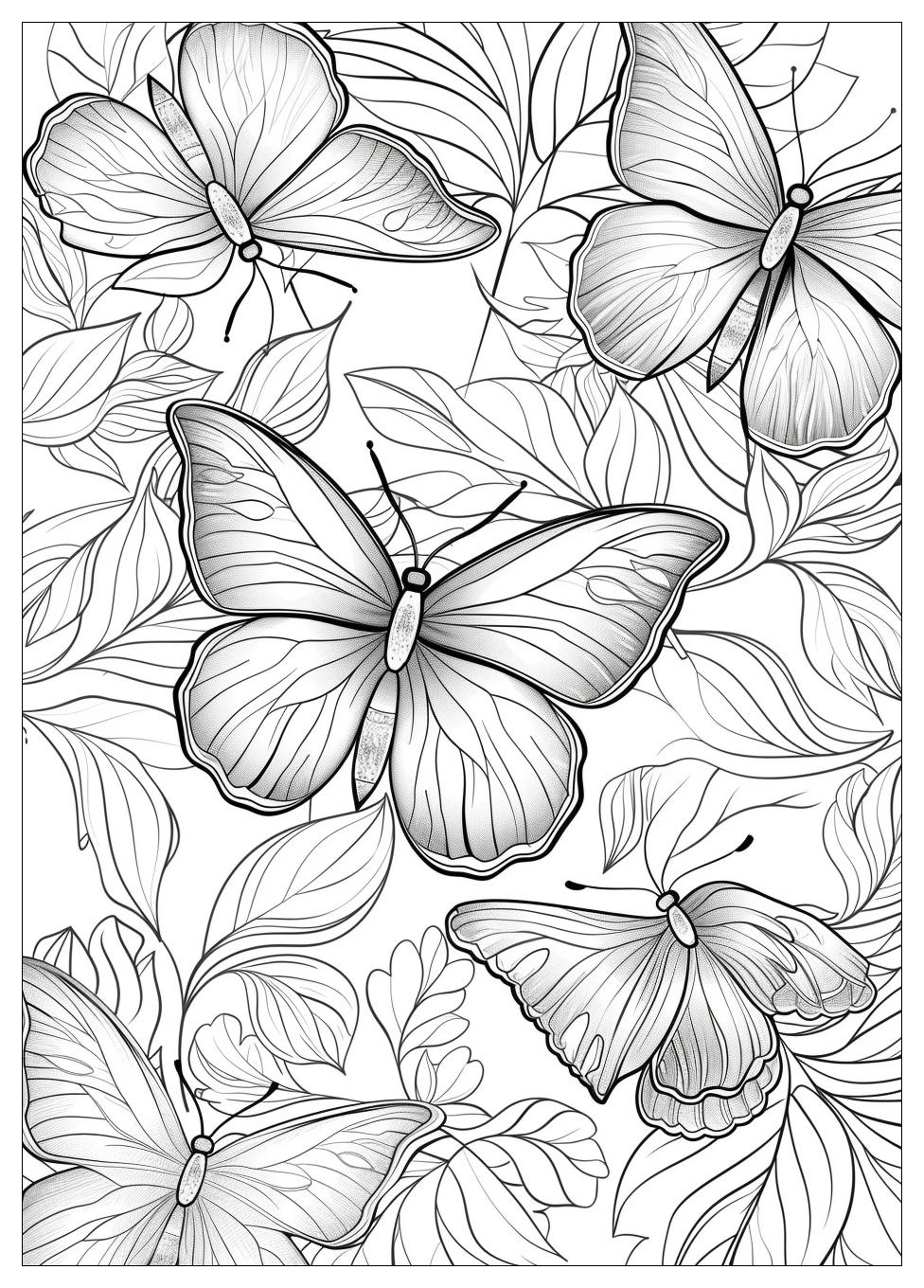 Butterfly Coloring Pages-13