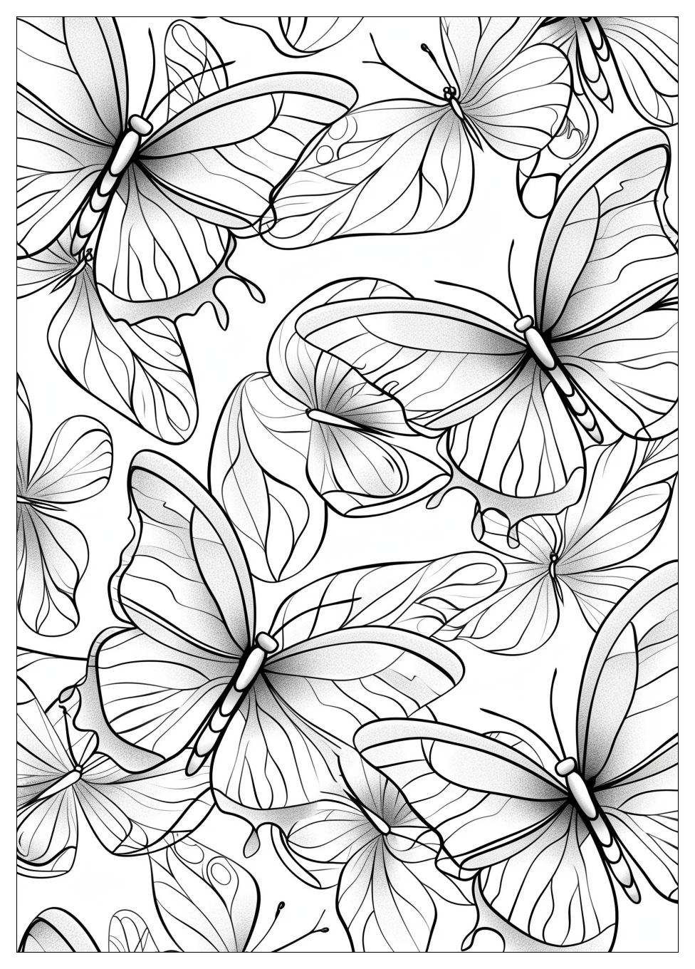 Butterfly Coloring Pages-14