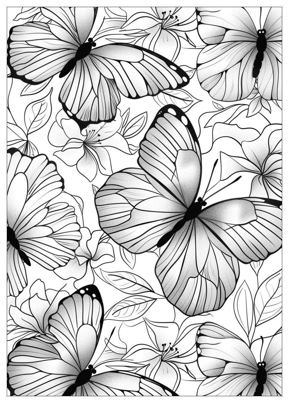 Butterfly Coloring Pages-15