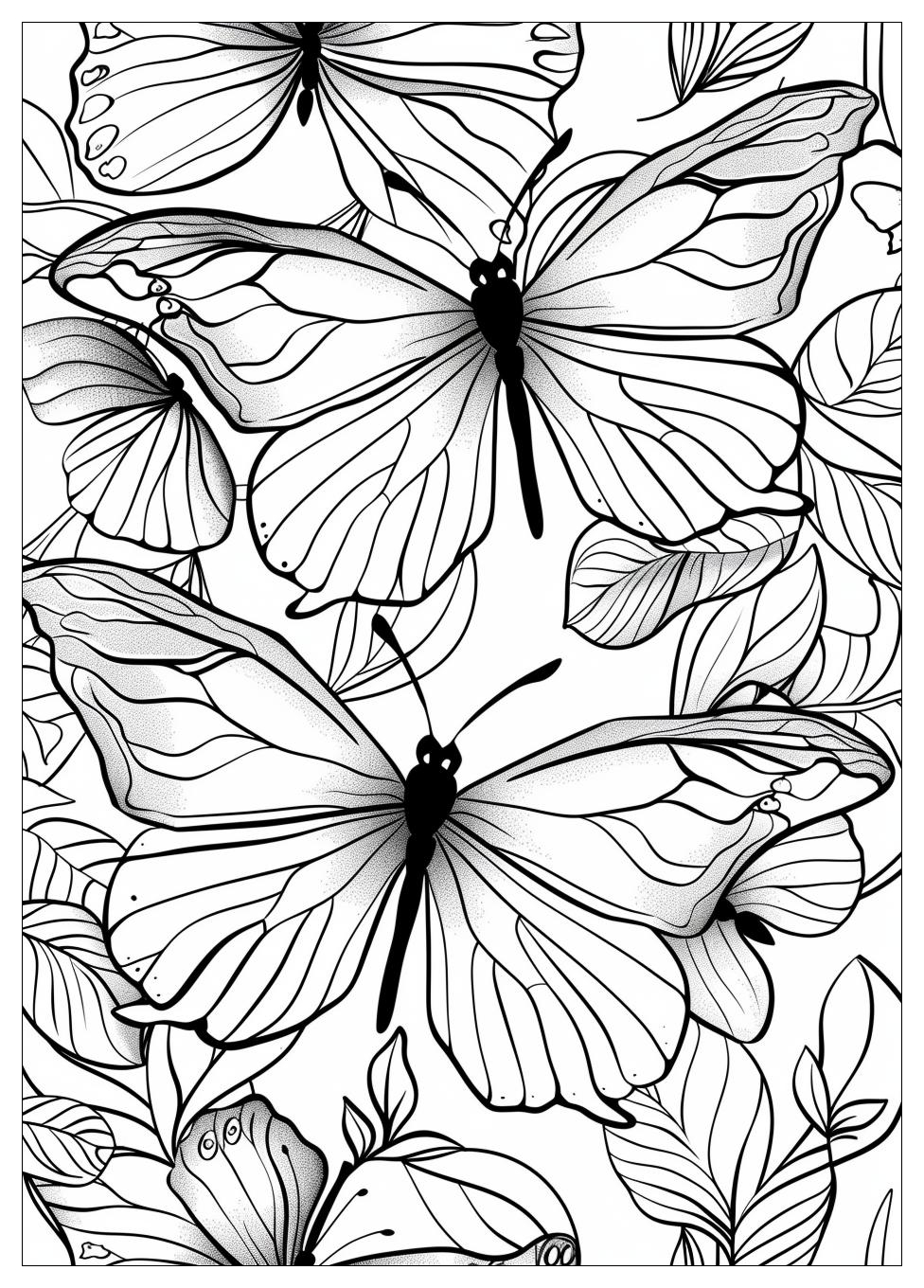 Butterfly Coloring Pages-17