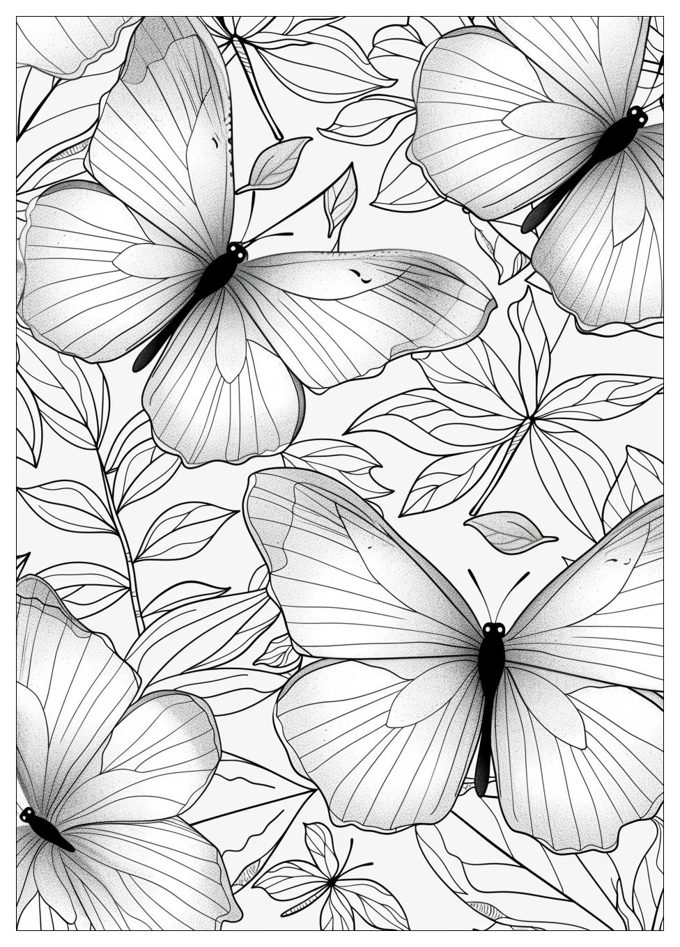 Butterfly Coloring Pages-18