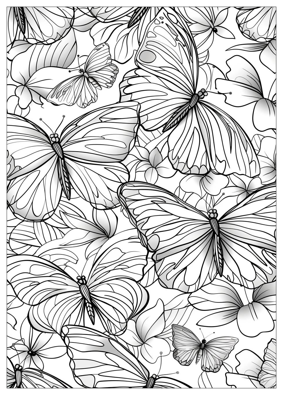 Butterfly Coloring Pages-19