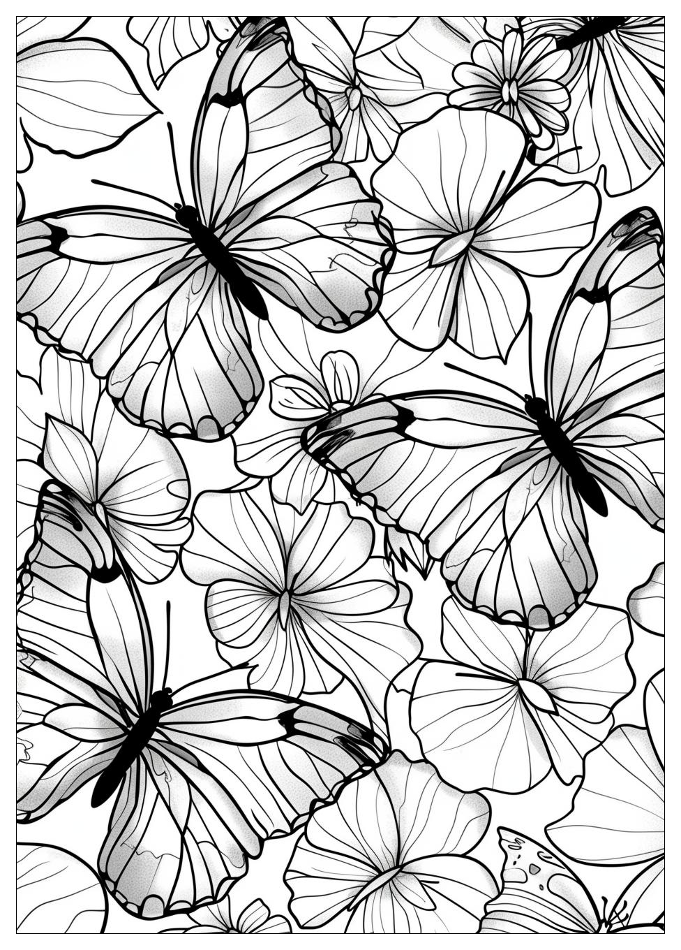 Butterfly Coloring Pages-20