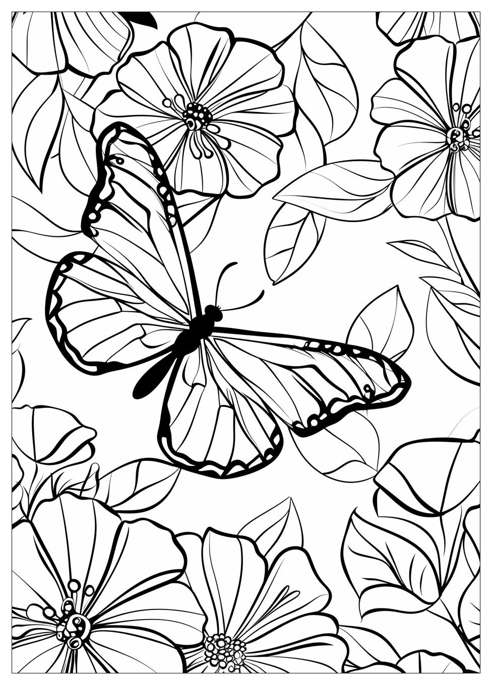 Butterfly Coloring Pages-5