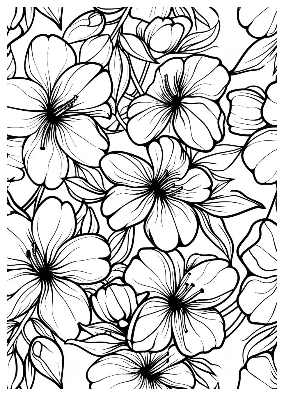 Jasmine Flower Coloring Pages-12