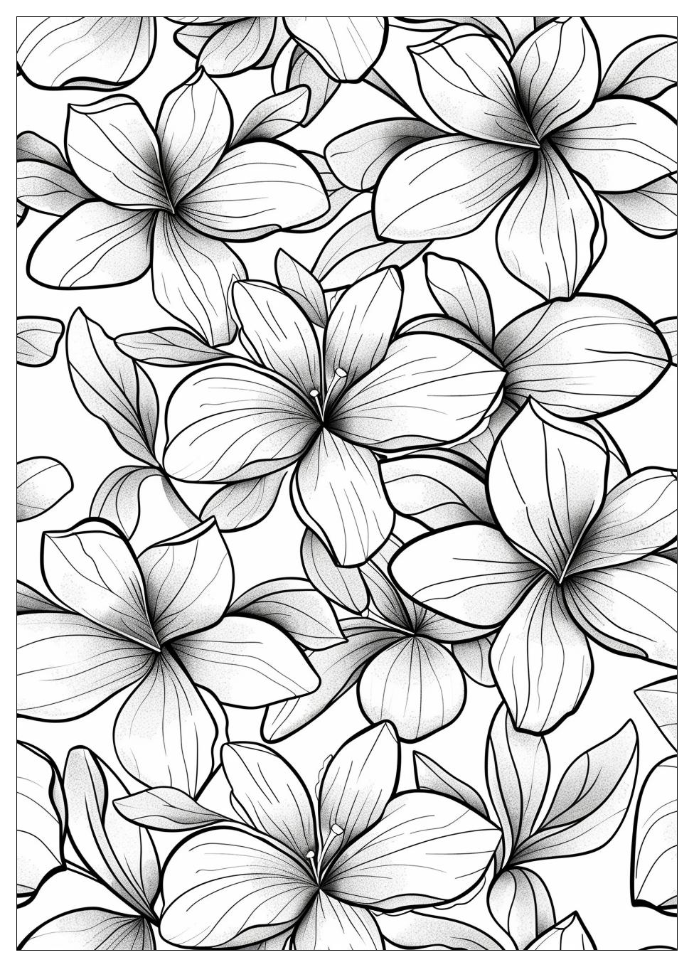 Jasmine Flower Coloring Pages-15