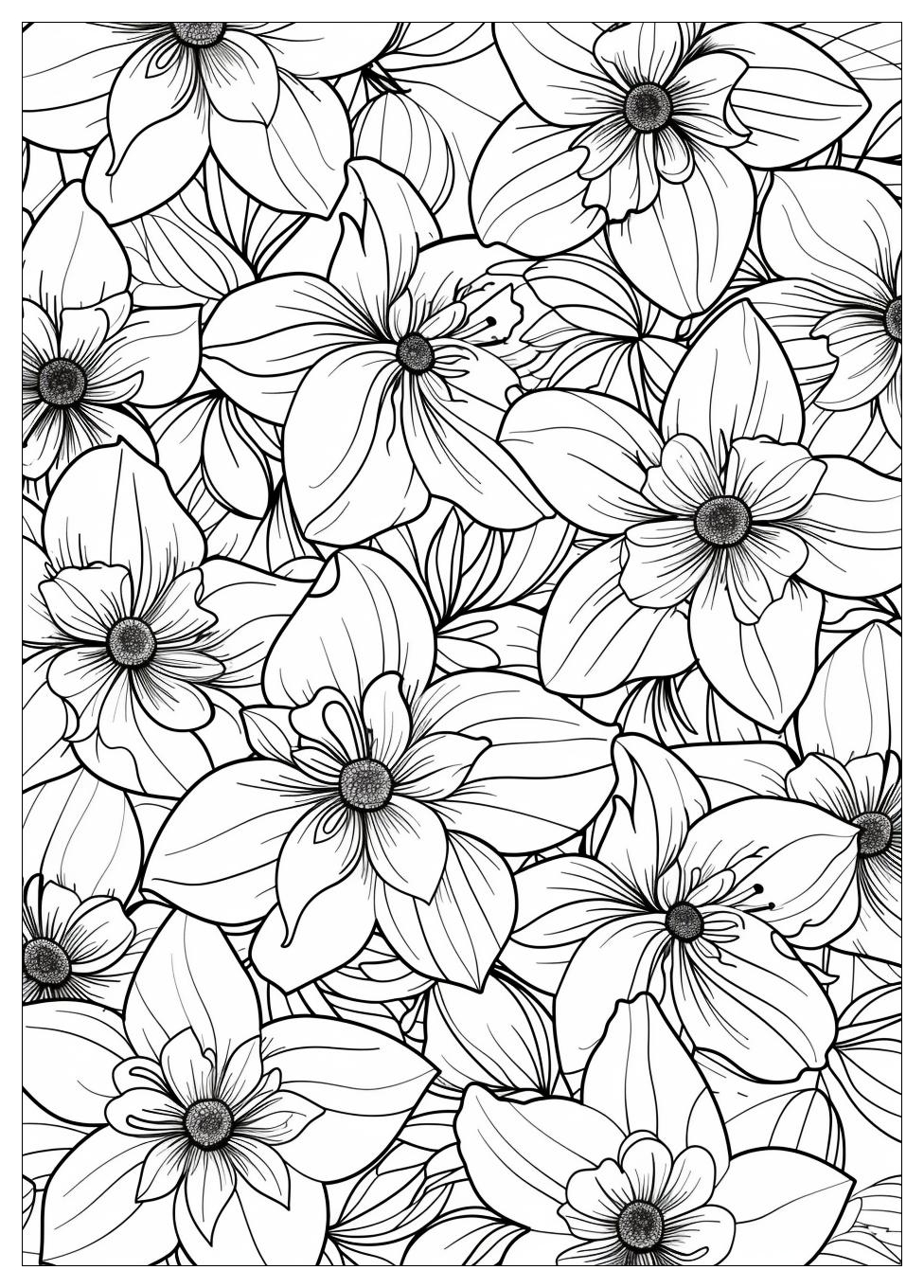 Jasmine Flower Coloring Pages-20