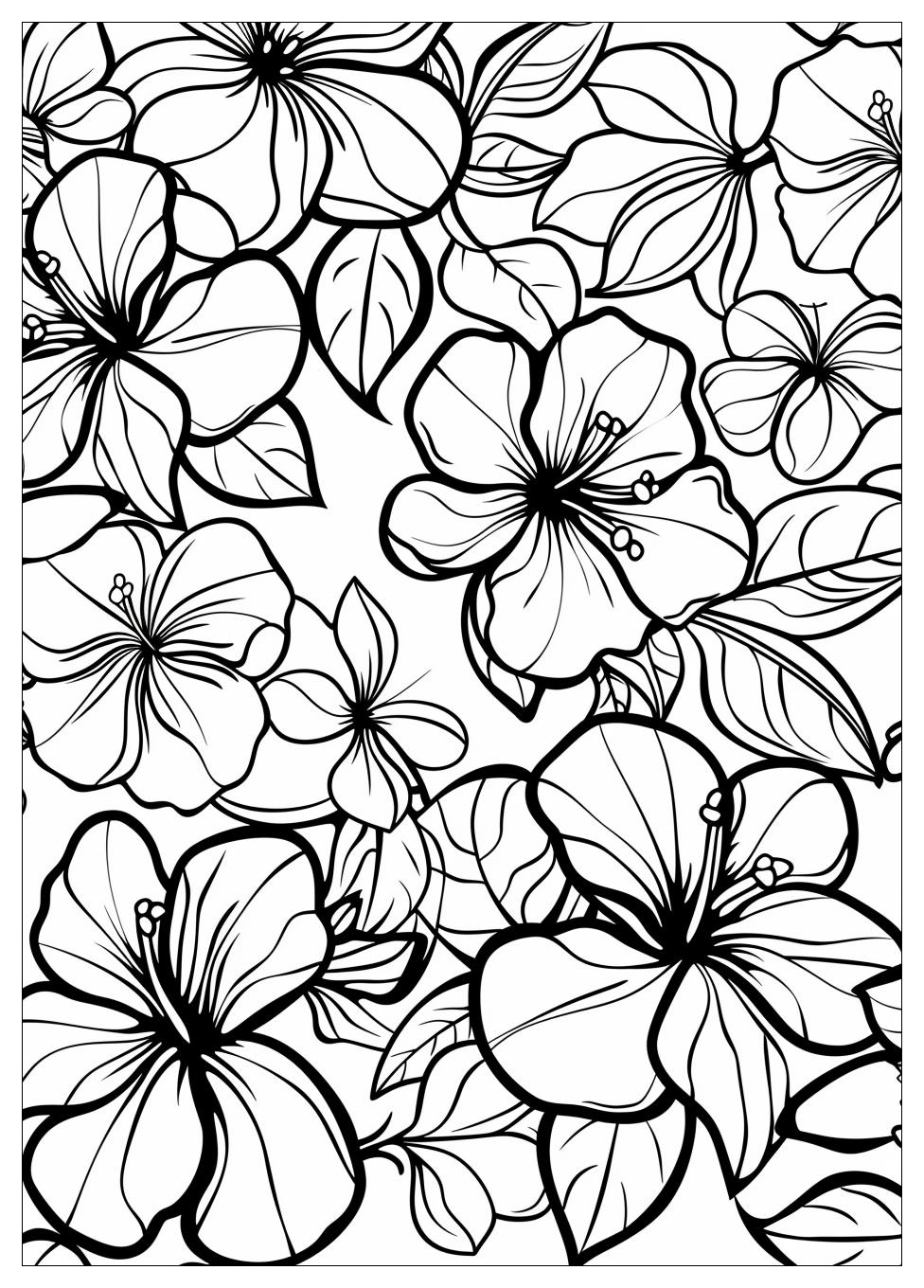 Jasmine Flower Coloring Pages-5