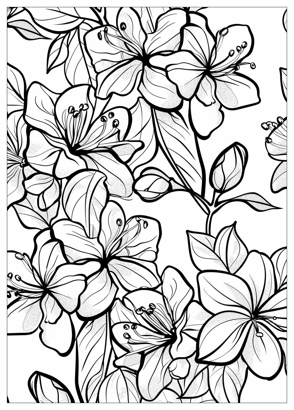 Jasmine Flower Coloring Pages-6