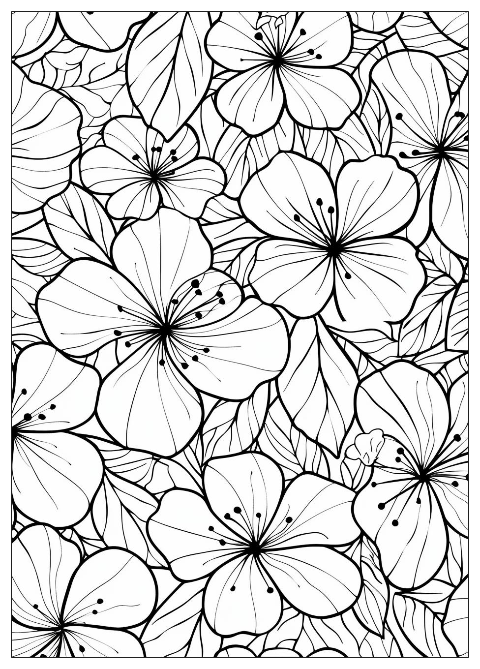 Jasmine Flower Coloring Pages-8