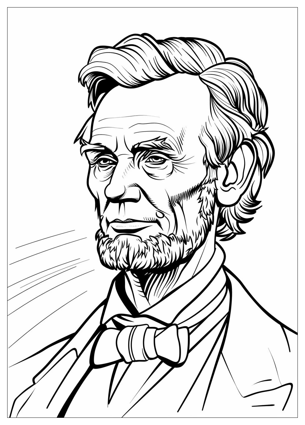 Abraham Lincoln Coloring Pages-10