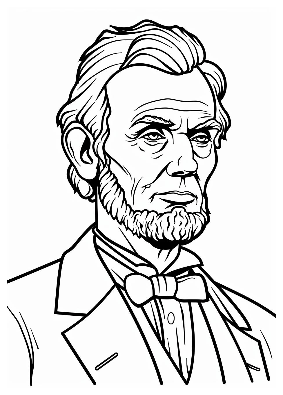 Abraham Lincoln Coloring Pages-11