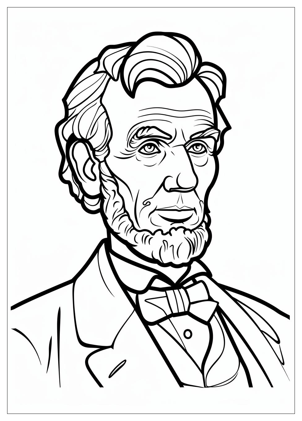 Abraham Lincoln Coloring Pages-12