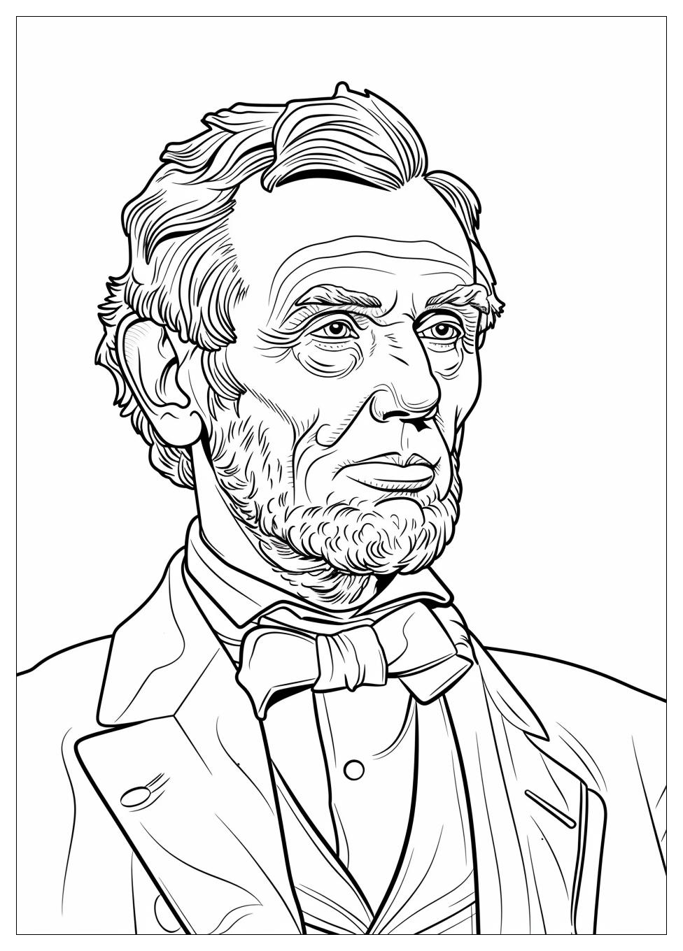 Abraham Lincoln Coloring Pages-13