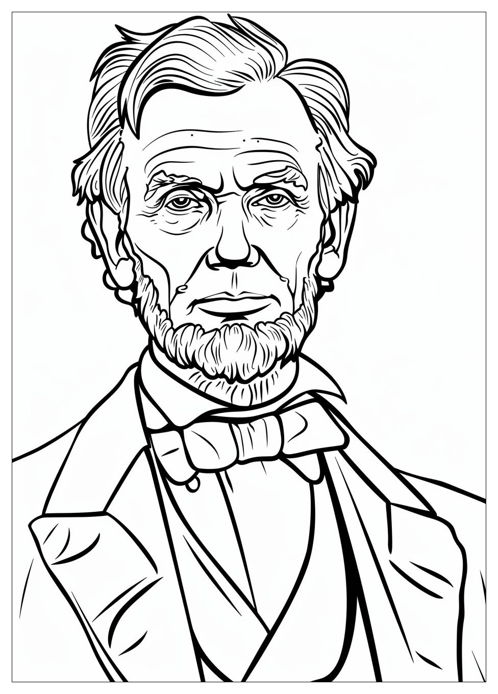 Abraham Lincoln Coloring Pages-14