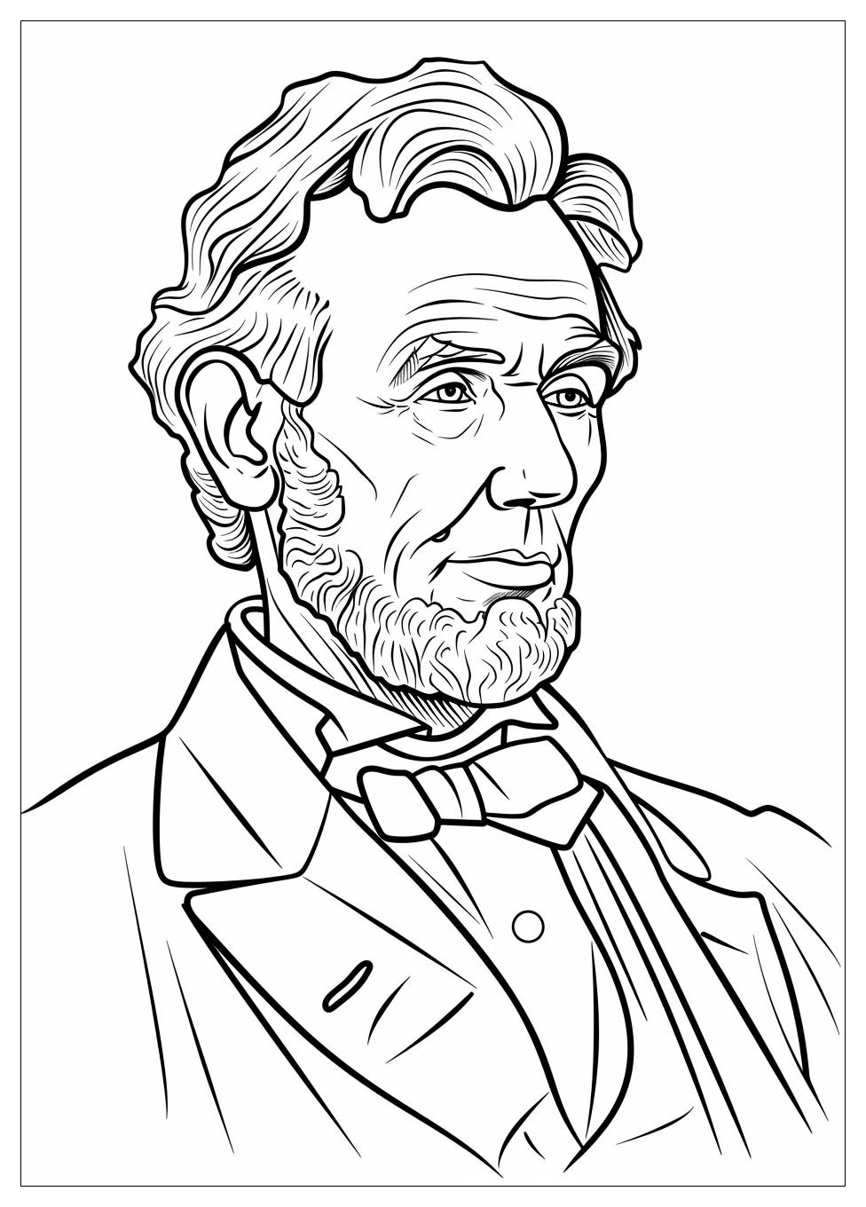 Abraham Lincoln Coloring Pages-15