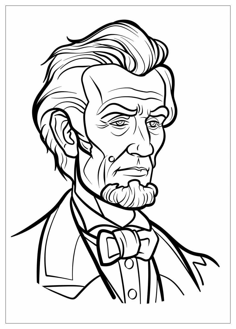 Abraham Lincoln Coloring Pages-17