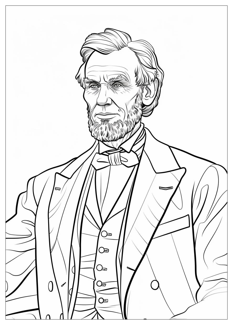 Abraham Lincoln Coloring Pages-18