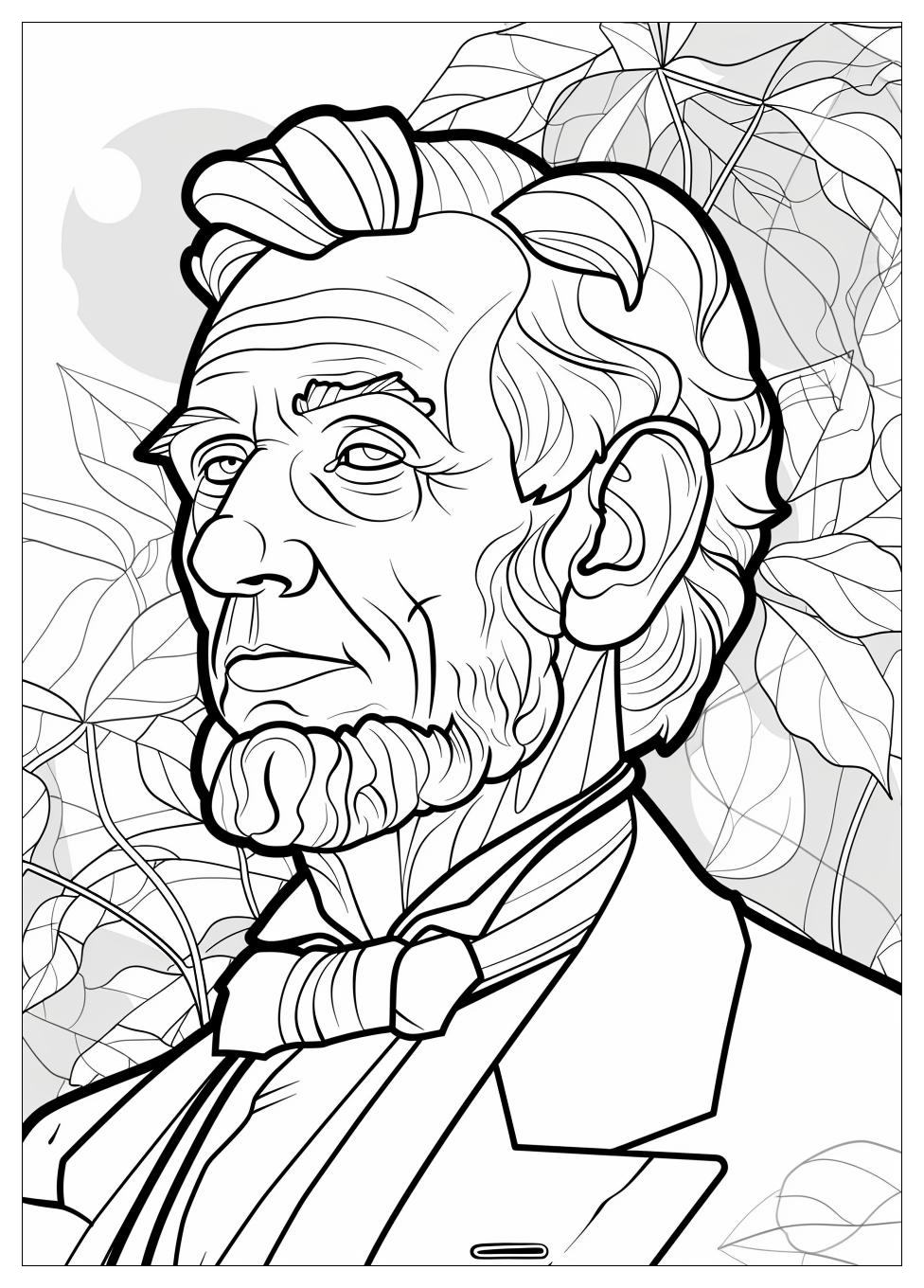 Abraham Lincoln Coloring Pages-19