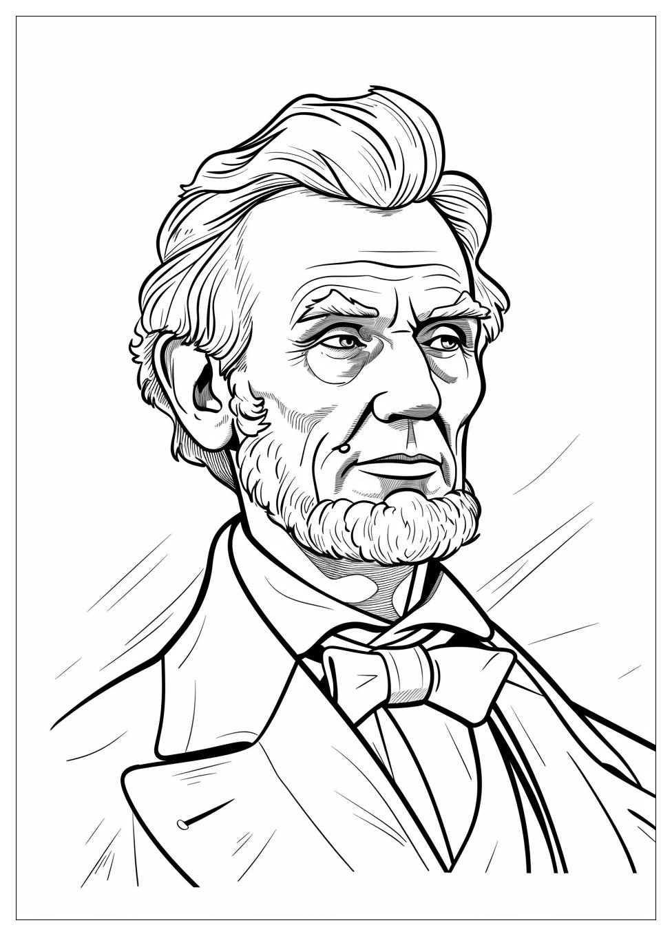 Abraham Lincoln Coloring Pages-2