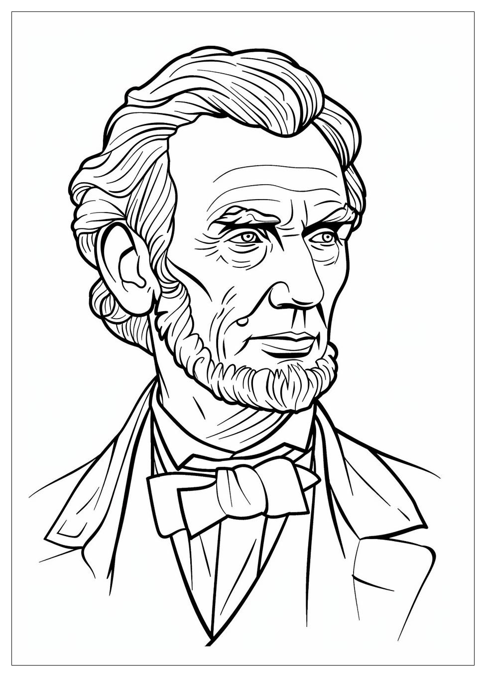 Abraham Lincoln Coloring Pages-20