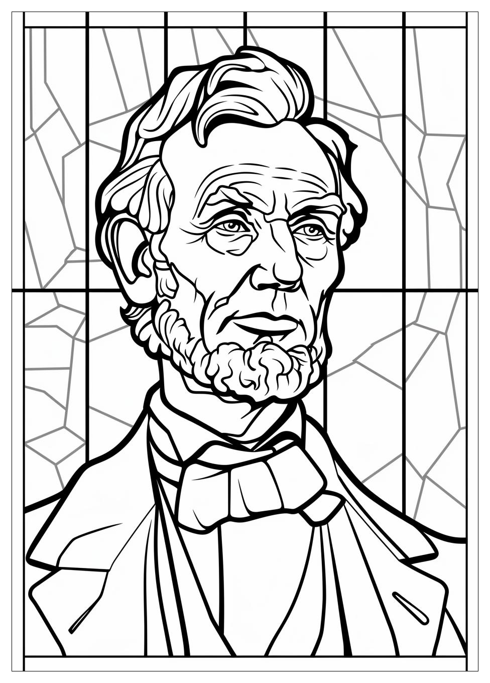 Abraham Lincoln Coloring Pages-3