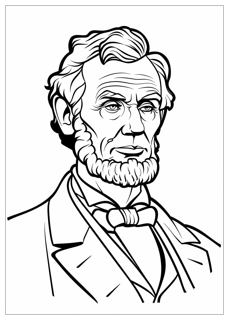 Abraham Lincoln Coloring Pages-4