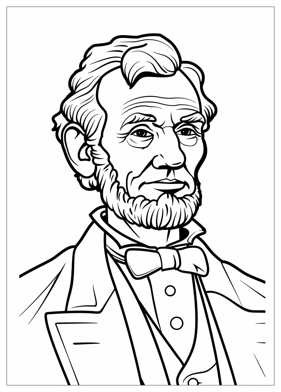 Abraham Lincoln Coloring Pages-5