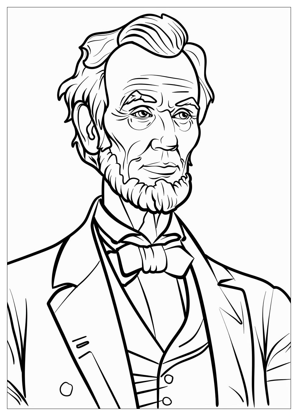 Abraham Lincoln Coloring Pages-6