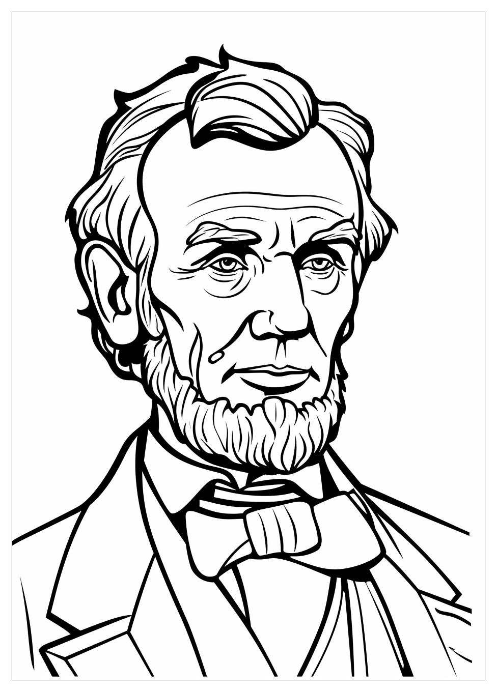 Abraham Lincoln Coloring Pages-9