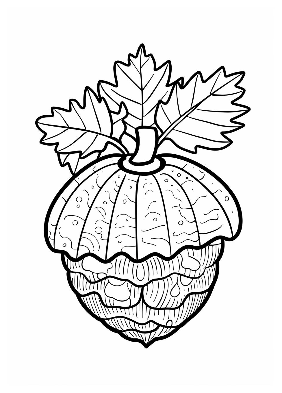 Acorn Coloring Pages-1