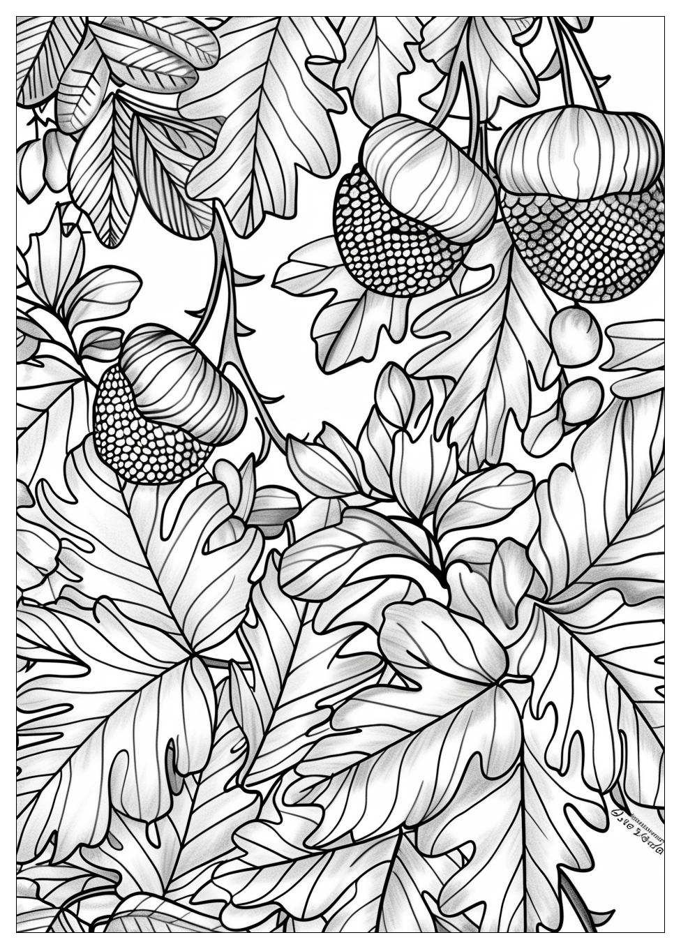 Acorn Coloring Pages-13