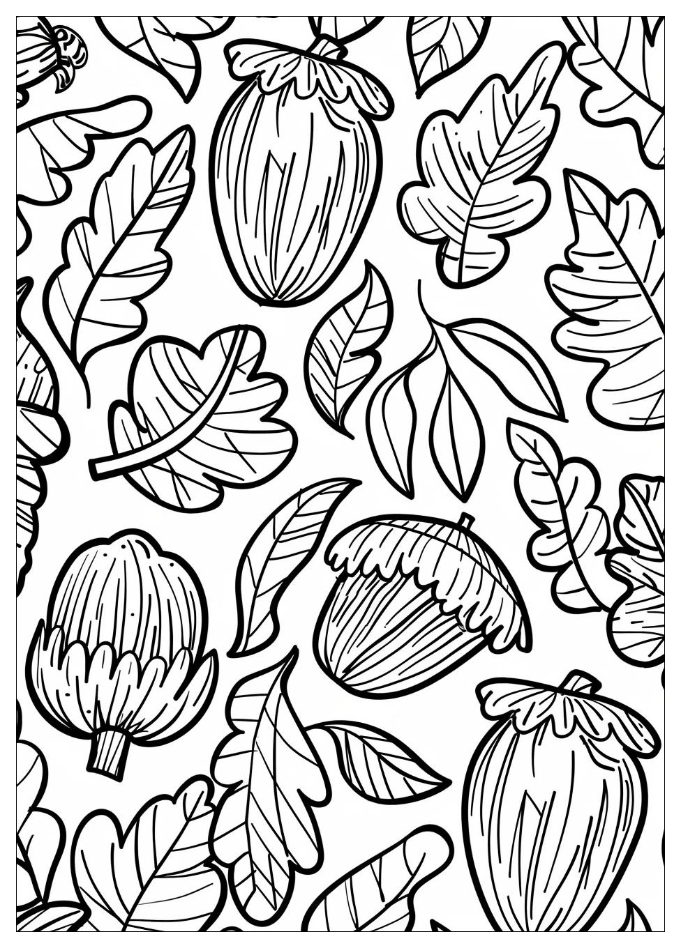 Acorn Coloring Pages-14