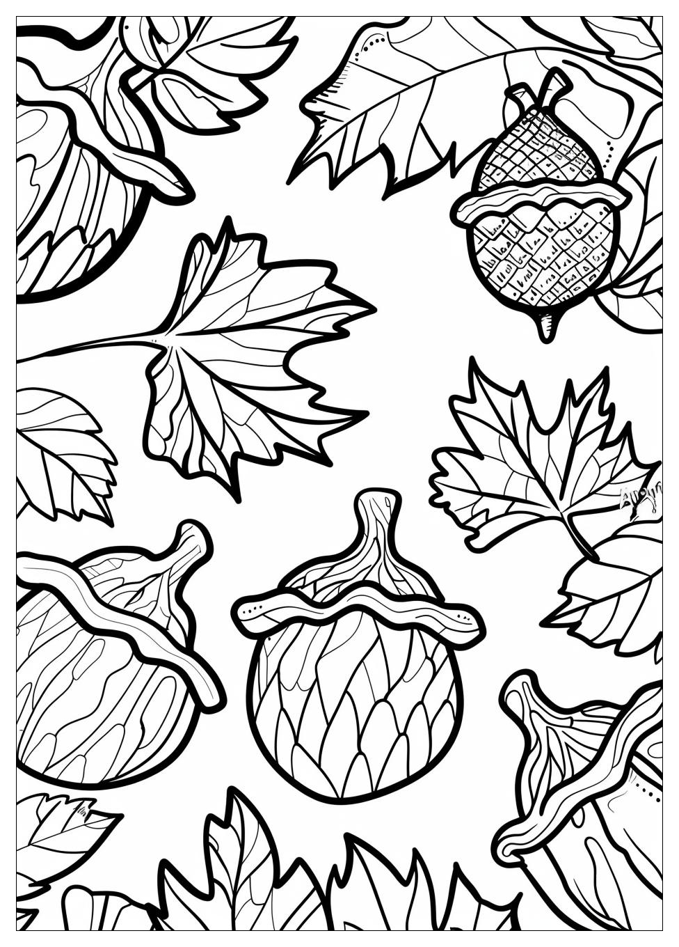 Acorn Coloring Pages-3