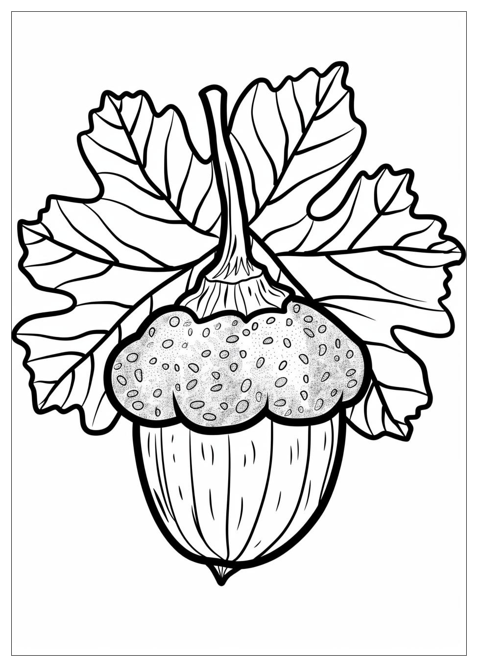 Acorn Coloring Pages-4