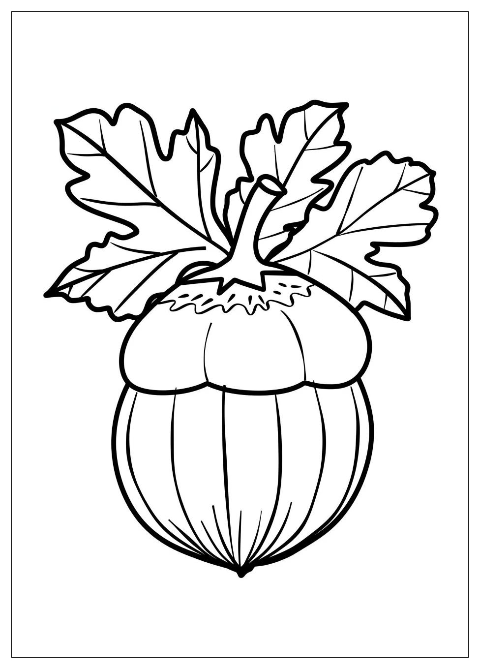 Acorn Coloring Pages-5