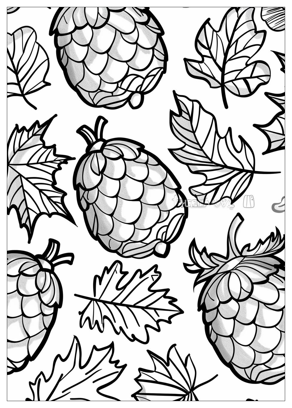 Acorn Coloring Pages-6