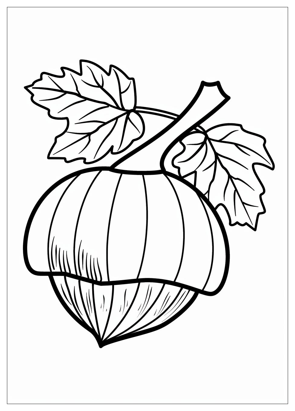 Acorn Coloring Pages-8