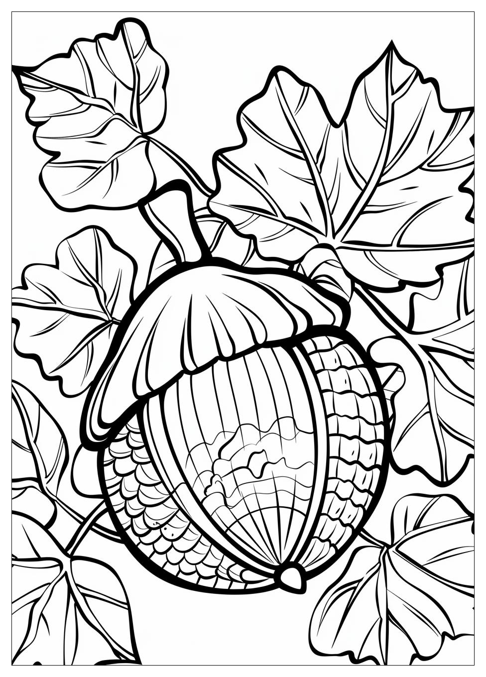 Acorn Coloring Pages-9