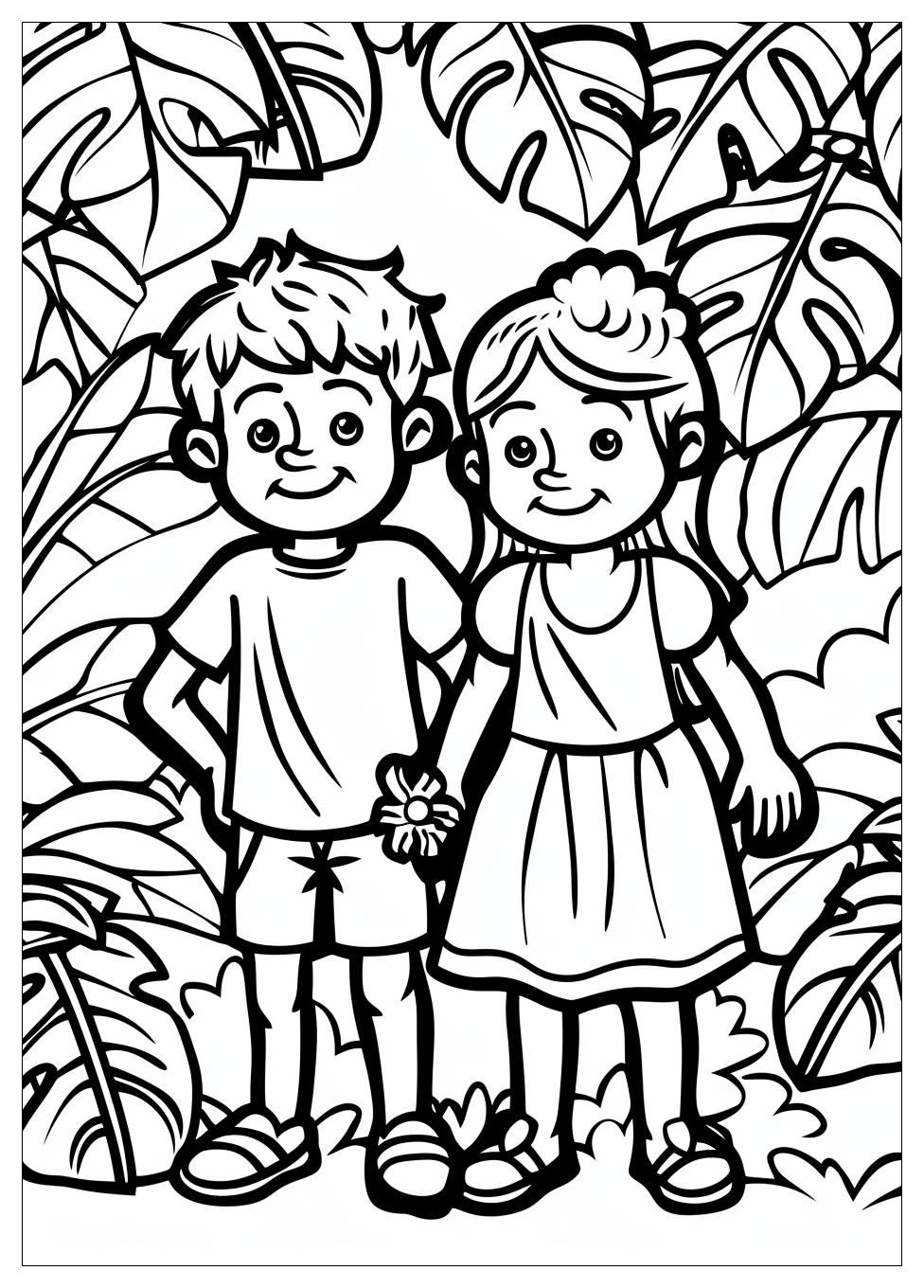 Adam and Eve Coloring Pages-11