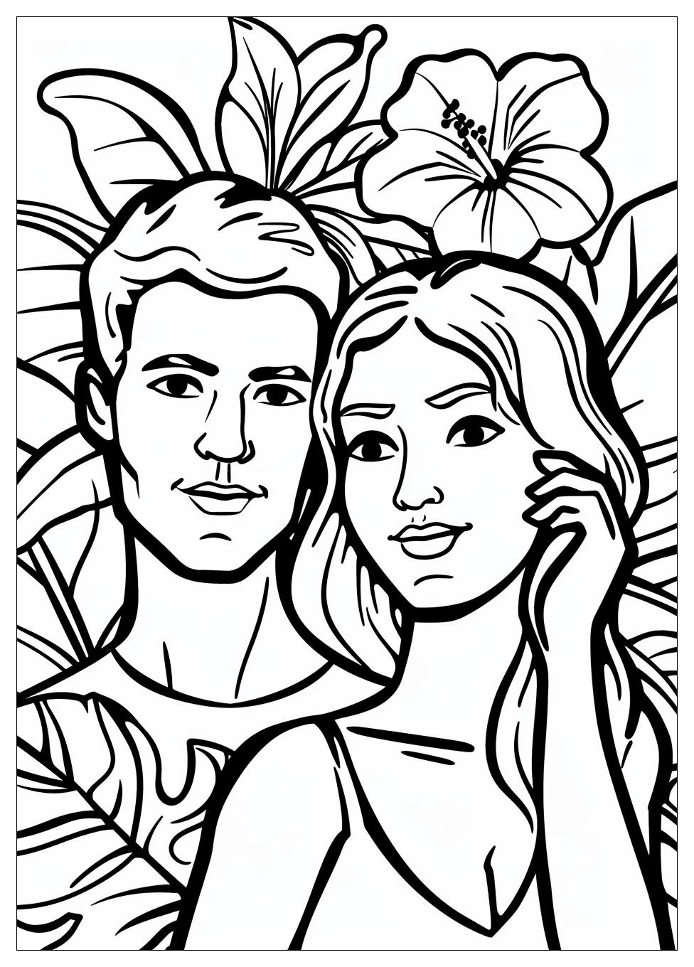 Adam and Eve Coloring Pages-12