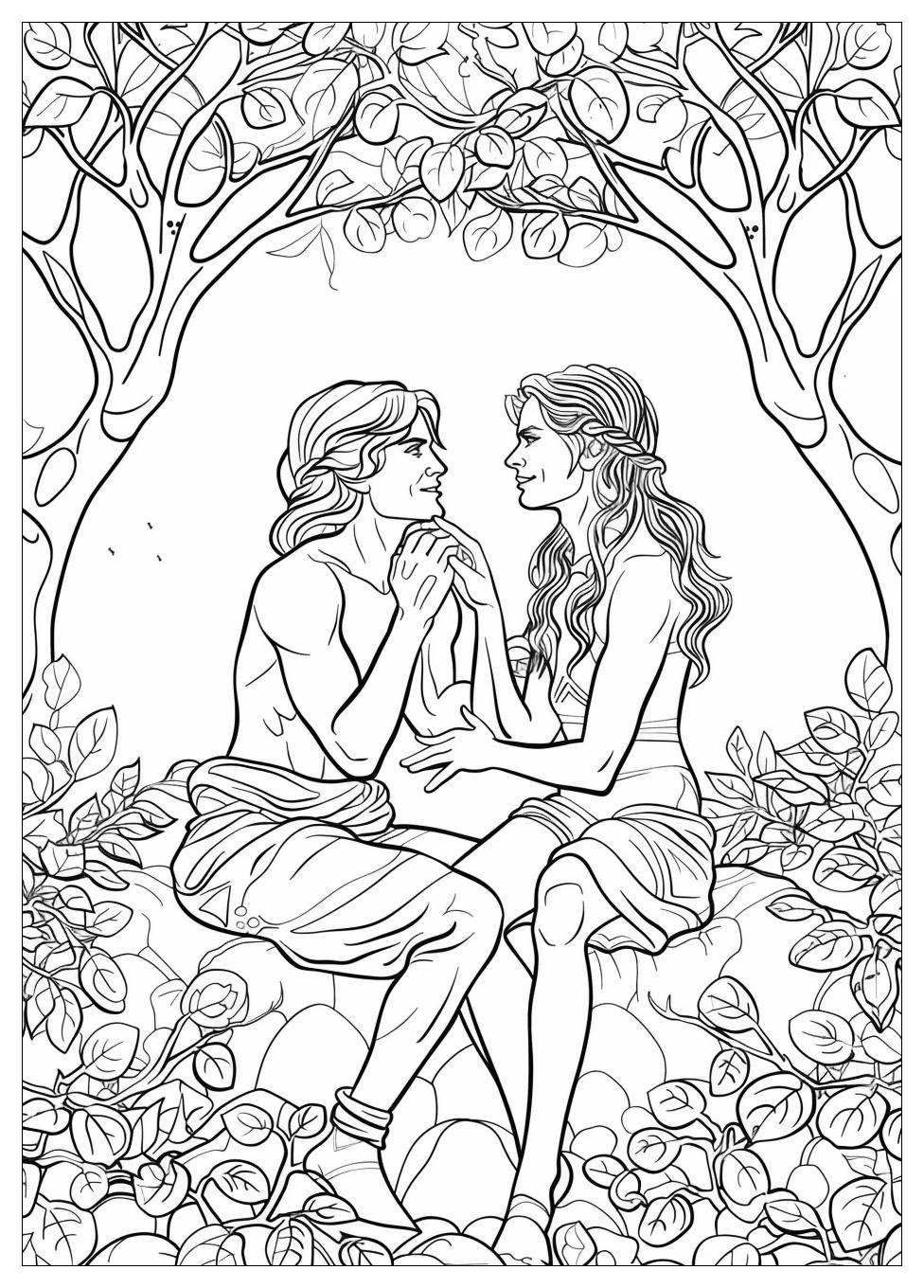 Adam and Eve Coloring Pages-14