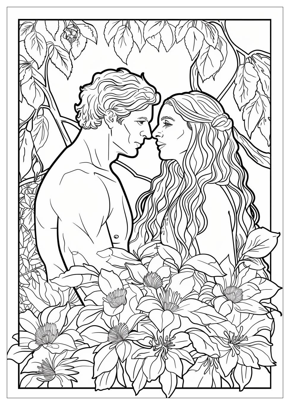 Adam and Eve Coloring Pages-5