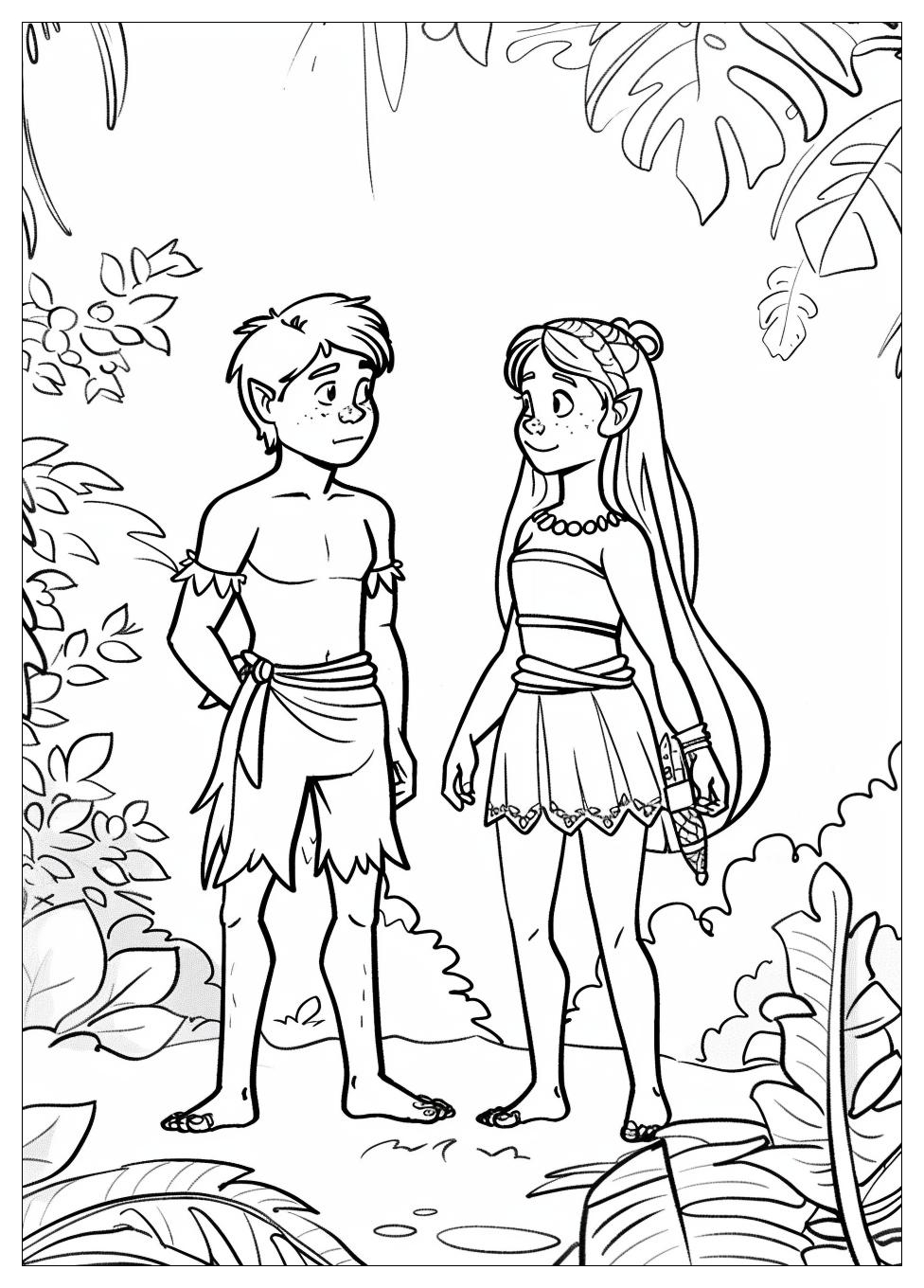 Adam and Eve Coloring Pages-9