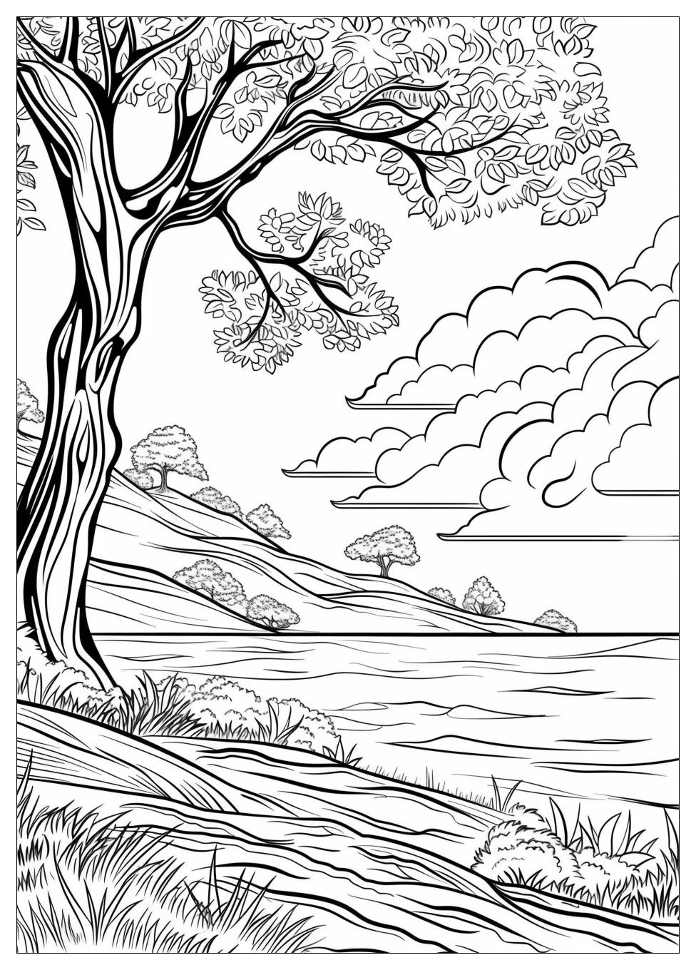 Adult Coloring Pages Landscapes-1