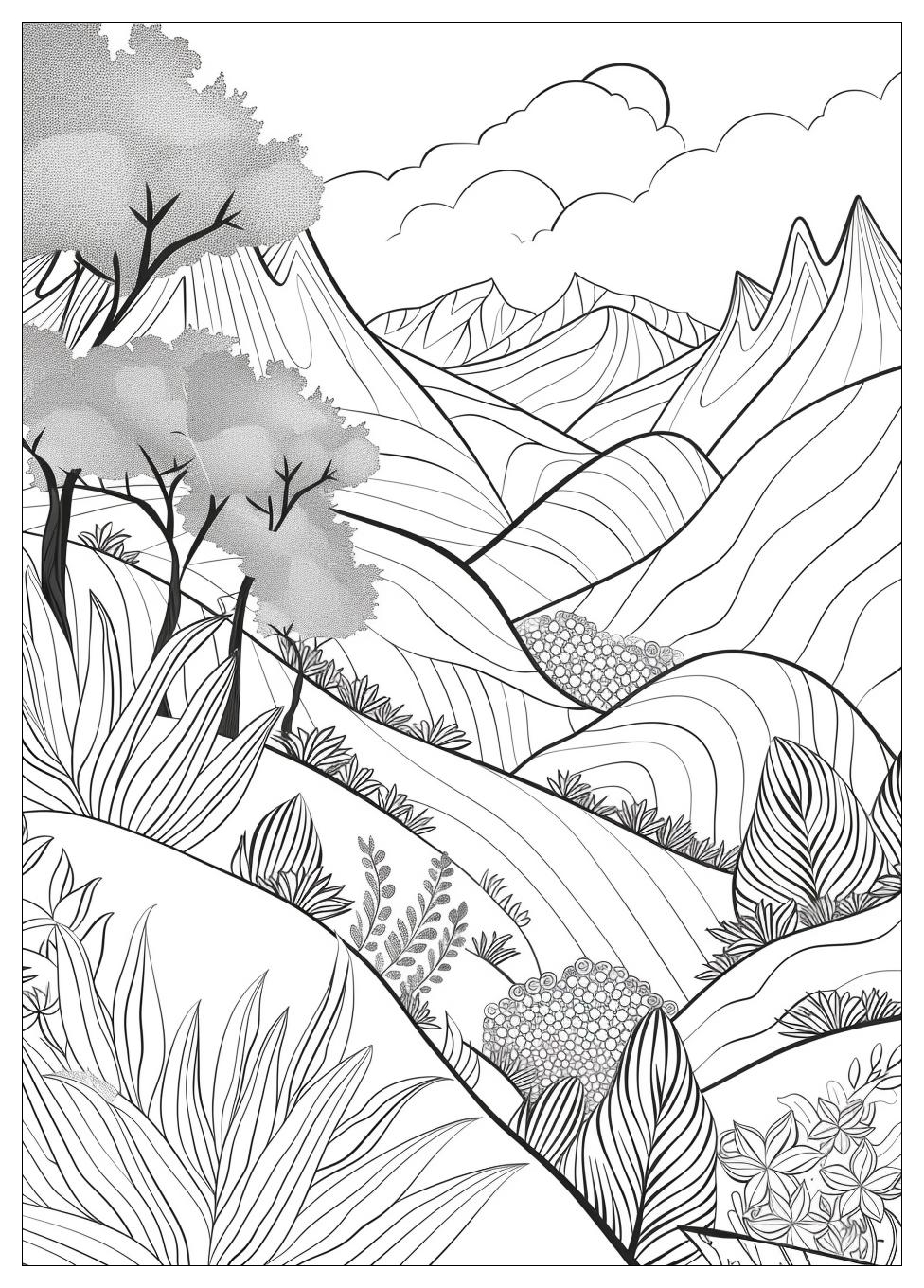 Adult Coloring Pages Landscapes-15