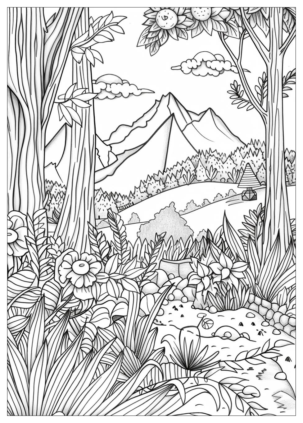 Adult Coloring Pages Landscapes-16