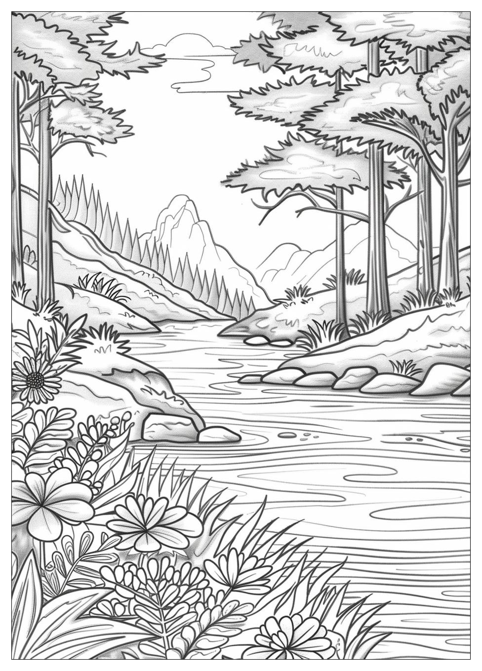 Adult Coloring Pages Landscapes-19